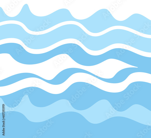 Decorative illustration of waves