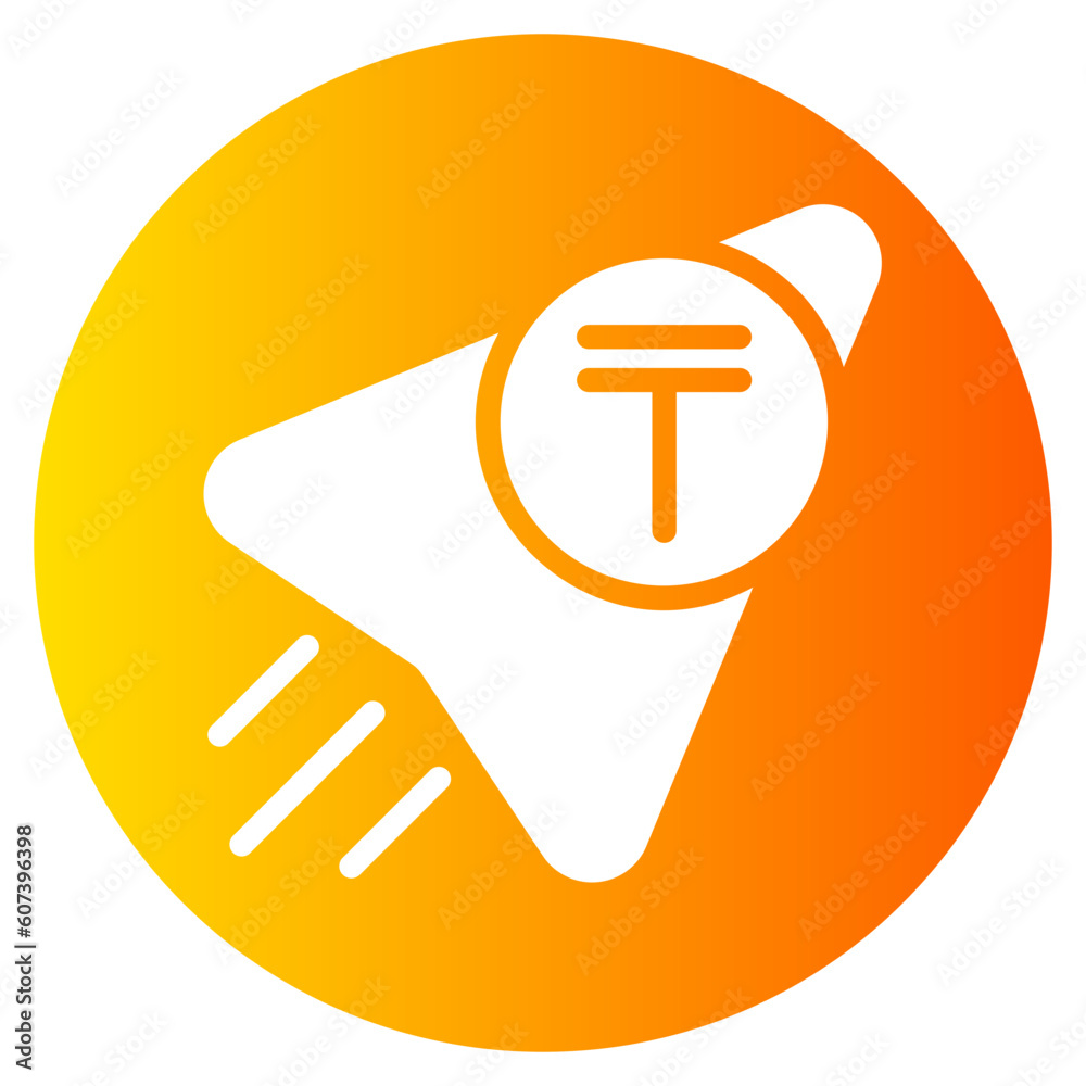 tenge gradient icon tenge gradient icon