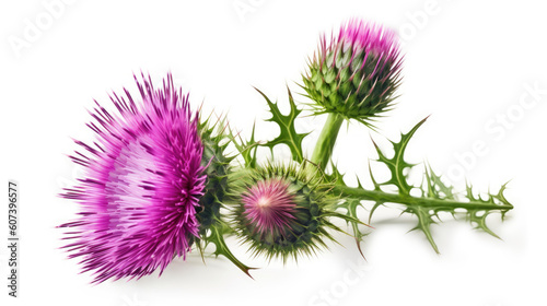 Thistle flowers
