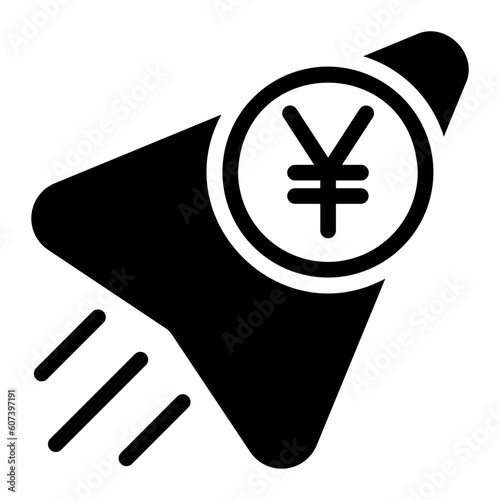 yen glyph icon