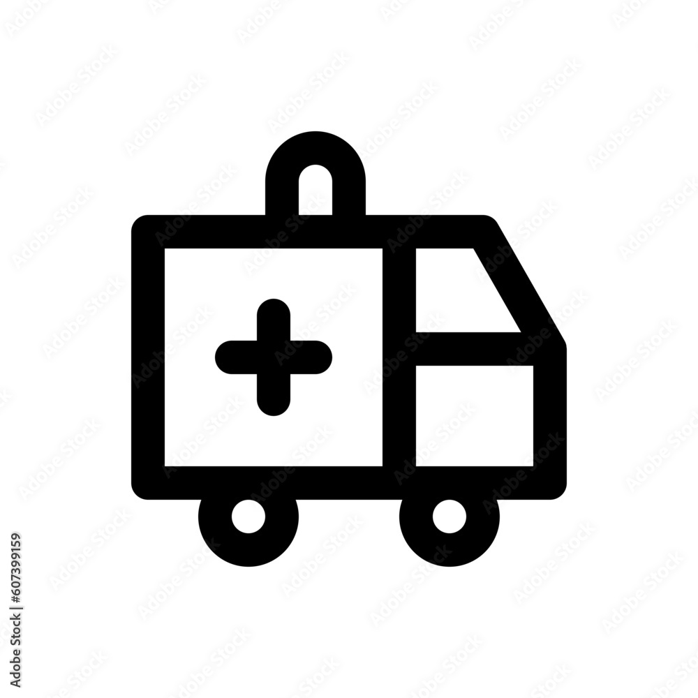 ambulance line icon ambulance line icon