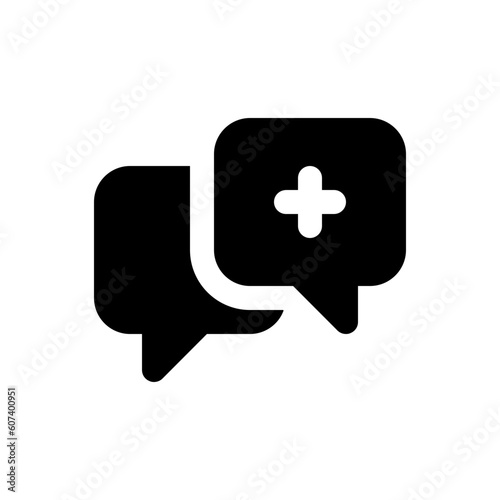 consultation glyph icon