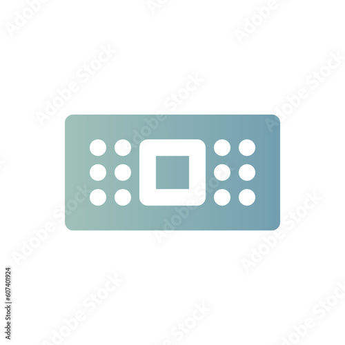 bandage flat gradient icon