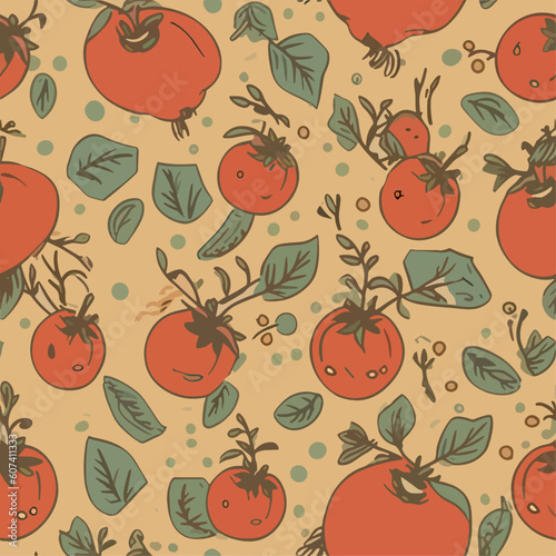 Seamless Colorful Tomato Pattern.

Seamless pattern of tomatos in colorful style. Add color to your digital project with our pattern!