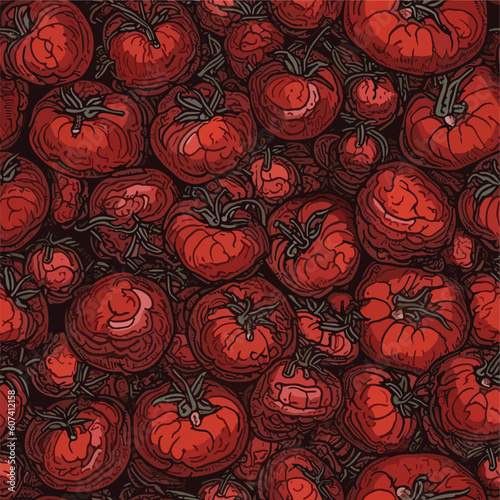 Seamless Colorful Tomato Pattern.

Seamless pattern of tomatos in colorful style. Add color to your digital project with our pattern!
