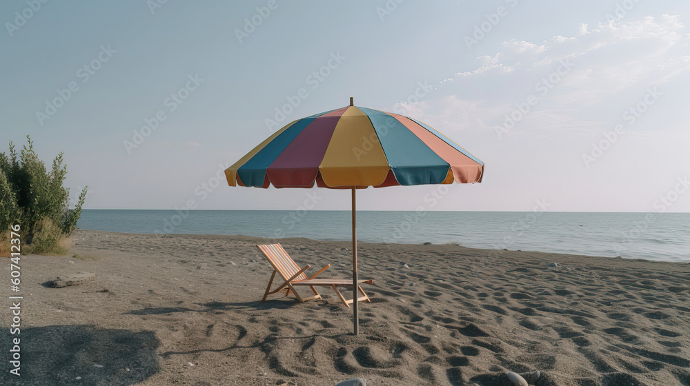 Sun Umbrella at the Beach