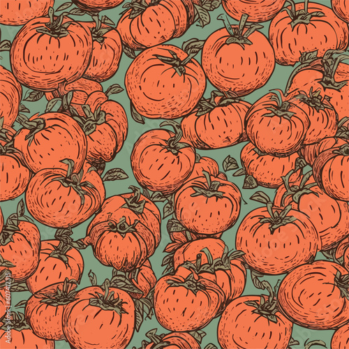 Seamless Colorful Tomato Pattern.

Seamless pattern of tomatos in colorful style. Add color to your digital project with our pattern!