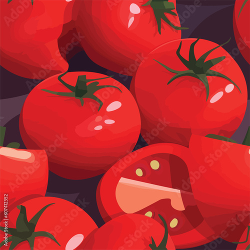 Seamless Colorful Tomato Pattern.

Seamless pattern of tomatos in colorful style. Add color to your digital project with our pattern!