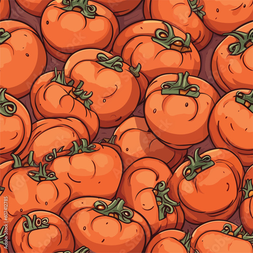 Seamless Colorful Tomato Pattern.

Seamless pattern of tomatos in colorful style. Add color to your digital project with our pattern!