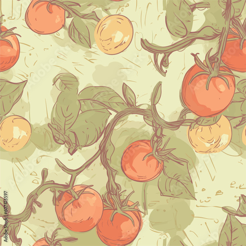 Seamless Colorful Tomato Pattern.

Seamless pattern of tomatos in colorful style. Add color to your digital project with our pattern!