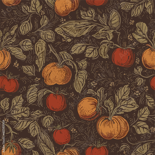 Seamless Colorful Tomato Pattern.

Seamless pattern of tomatos in colorful style. Add color to your digital project with our pattern!