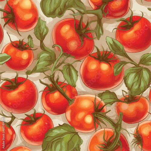 Seamless Colorful Tomato Pattern.

Seamless pattern of tomatos in colorful style. Add color to your digital project with our pattern!