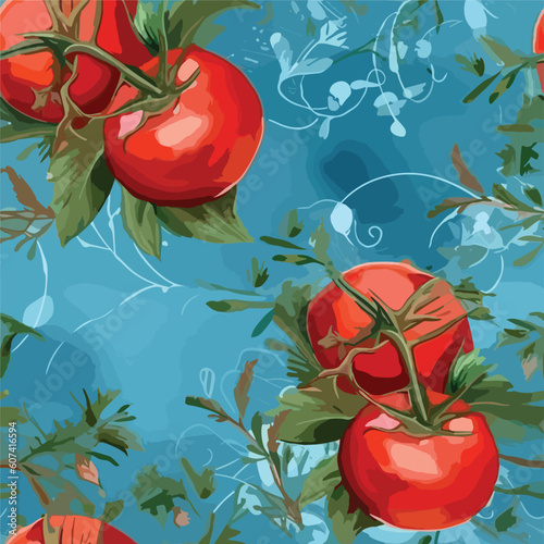 Seamless Colorful Tomato Pattern.

Seamless pattern of tomatos in colorful style. Add color to your digital project with our pattern!