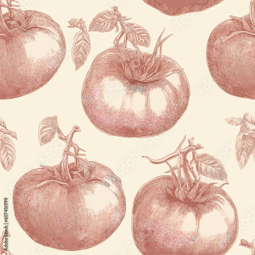 Seamless Colorful Tomato Pattern.

Seamless pattern of tomatos in colorful style. Add color to your digital project with our pattern!