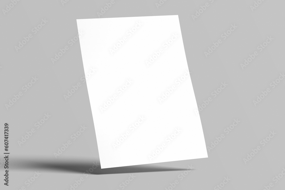 Fototapeta premium A5 Flyer Blank Mockup