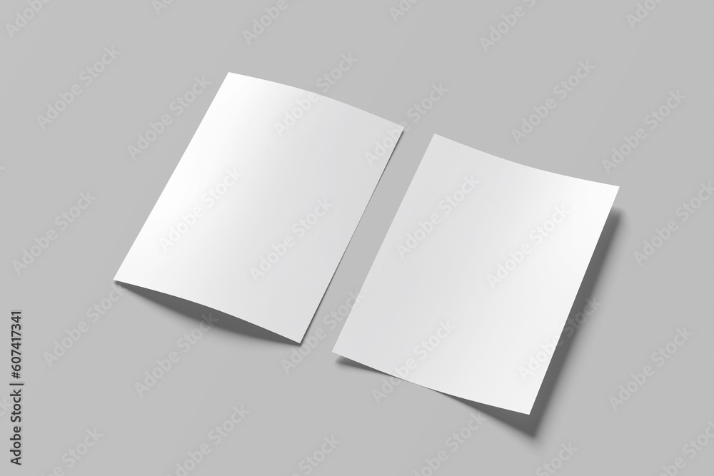 A5 Flyer Blank Mockup A5 Flyer Blank Mockup