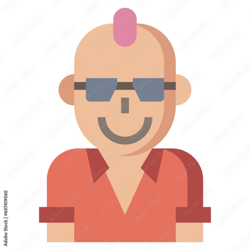 punk line icon,linear,outline,graphic,illustration punk line icon,linear,outline,graphic,illustration