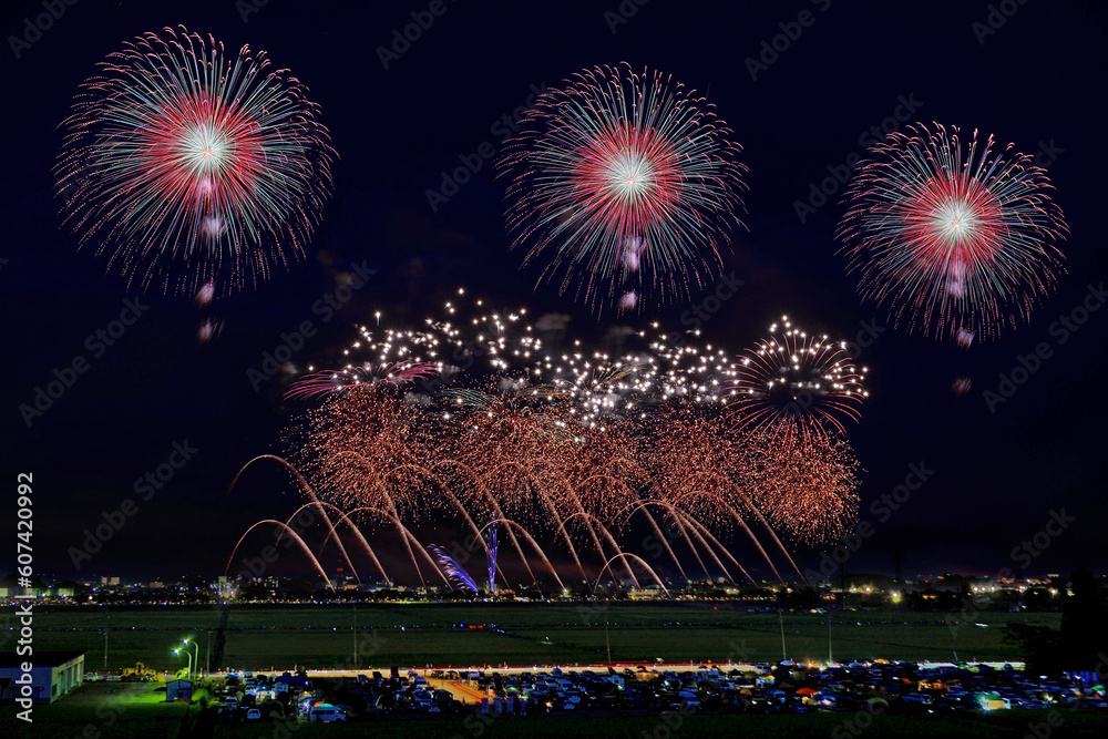 Obraz premium 全国花火競技大会「大会提供花火ミュージカル」
