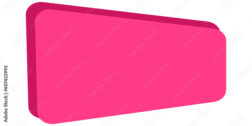 Rectangular 3D Label Shape Rectangular 3D Label Shape