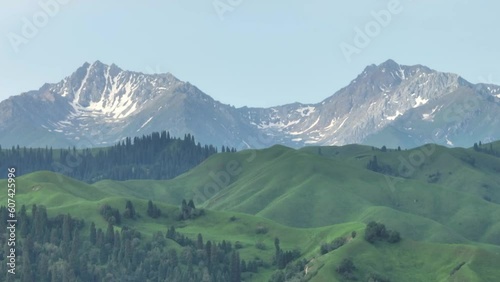Wallpaper Mural landscape with mountains and blue sky Torontodigital.ca