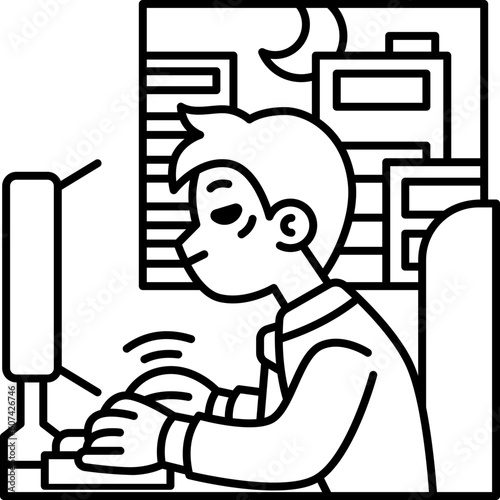 overtime  icon