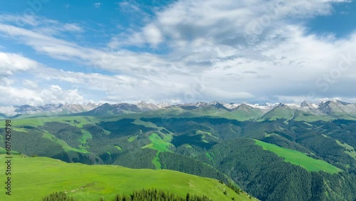 landscape with sky and clouds