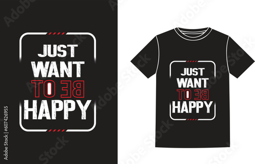 Motivational typography t-shirt design.Colorful vector lettering t-shirt design for print 