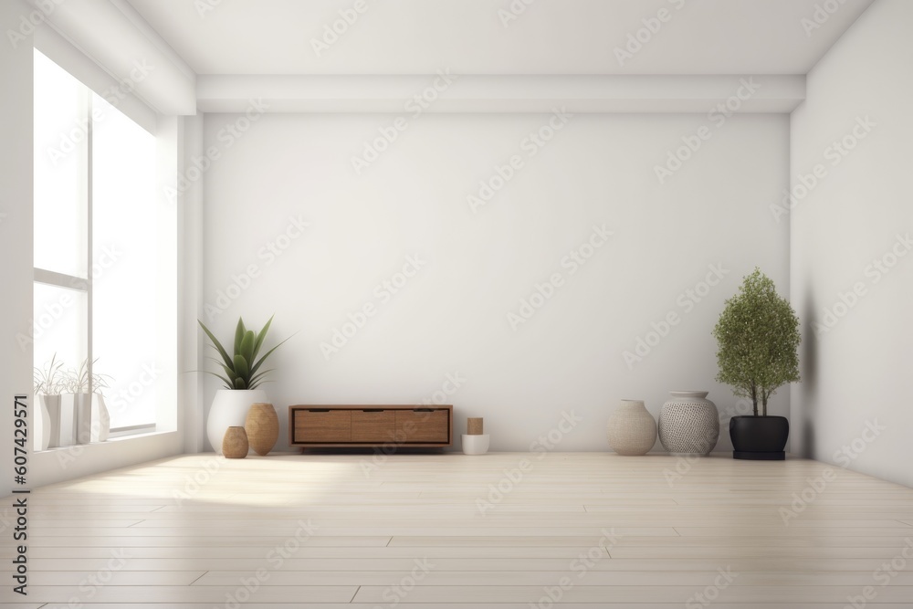 a minimalist room, devoid of clutter and distraction, with minimalistic design elements, created with generative ai a minimalist room, devoid of clutter and distraction, with minimalistic design elements, created with generative ai