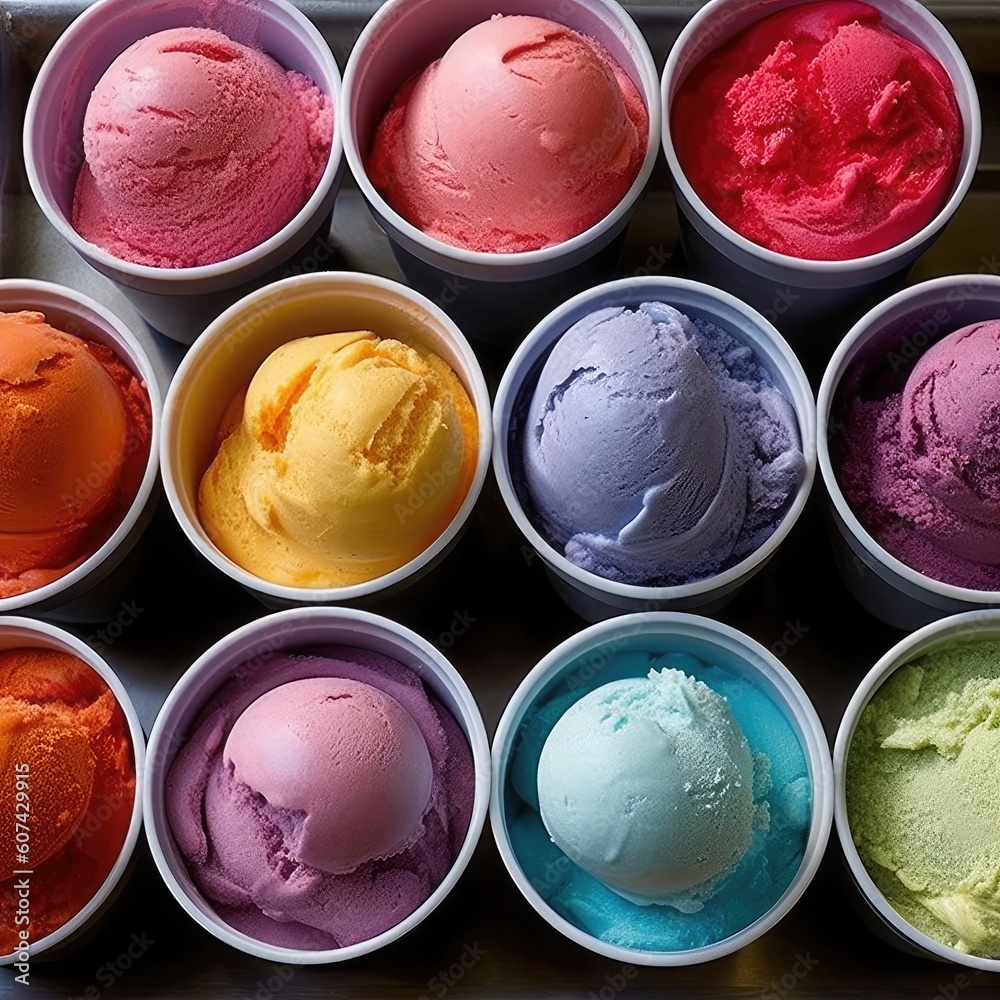 Gelato, minimalistic style, professional Michelin Star gourmet food photography Gelato, minimalistic style, professional Michelin Star gourmet food photography