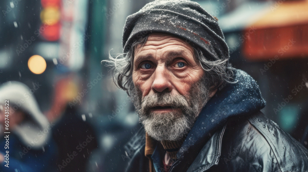 Within a photograph lies an untold tale of an American middle-class worker now a homeless silhouette .A testament to resilience amidst hardship, embody a raw narrative of dreams delayed.Generative AI Within a photograph lies an untold tale of an American middle-class worker now a homeless silhouette .A testament to resilience amidst hardship, embody a raw narrative of dreams delayed.Generative AI