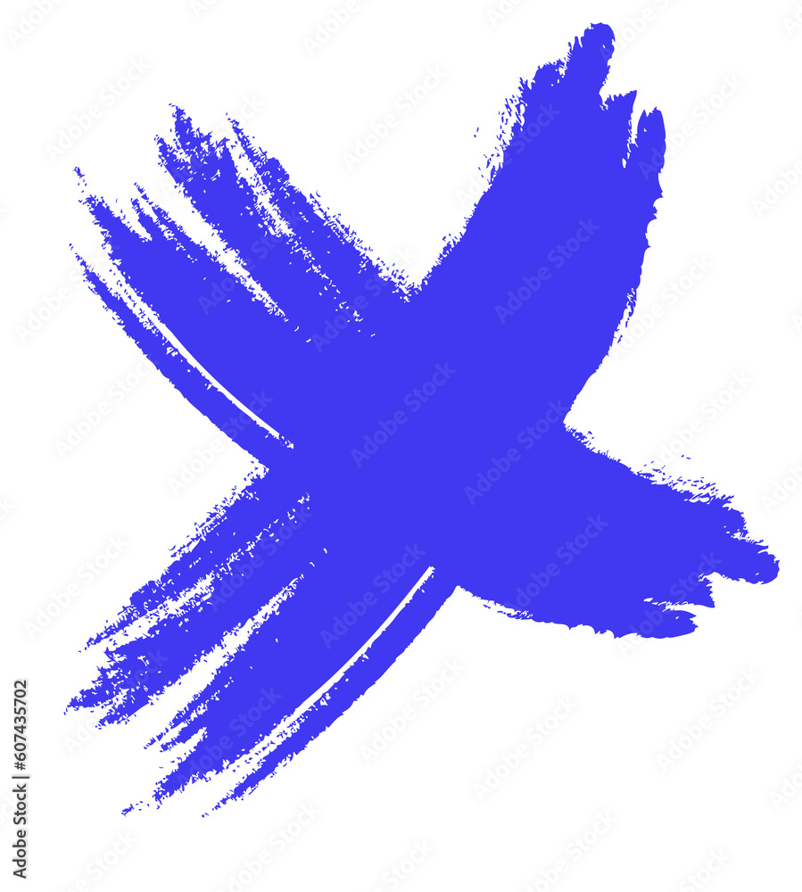 Brush Crossed Line Brush Crossed Line