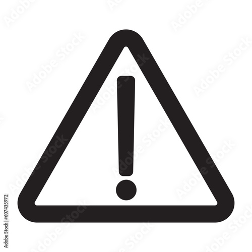 vector icon caution.Danger sign vector icon isolated on white backgrund.ps10