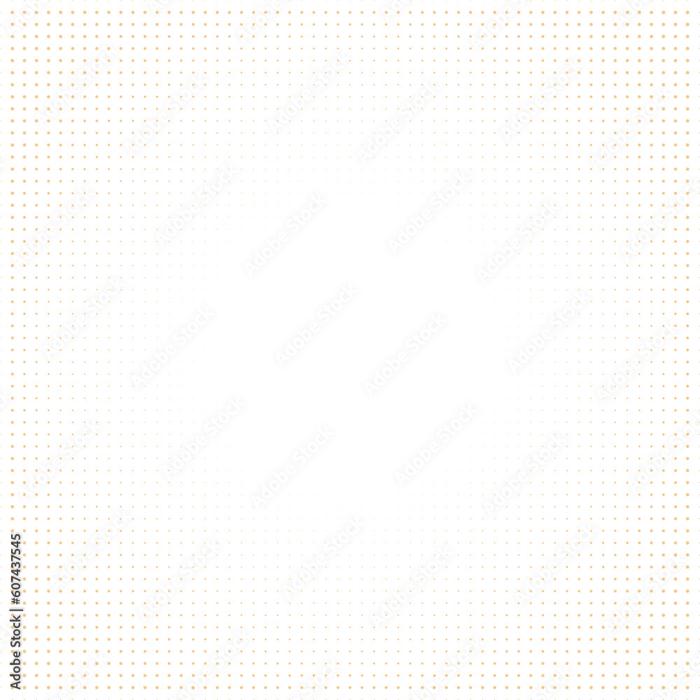 Halftone Yellow Frame