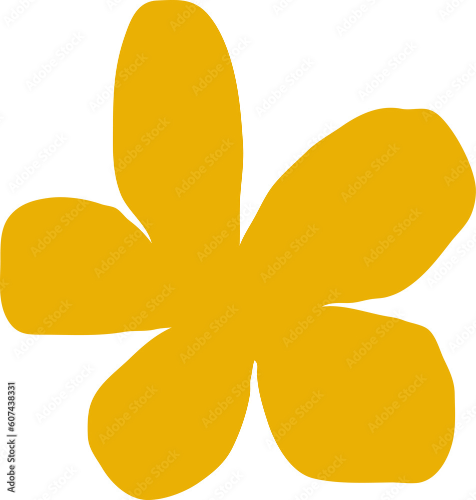 Yellow Blob Flower