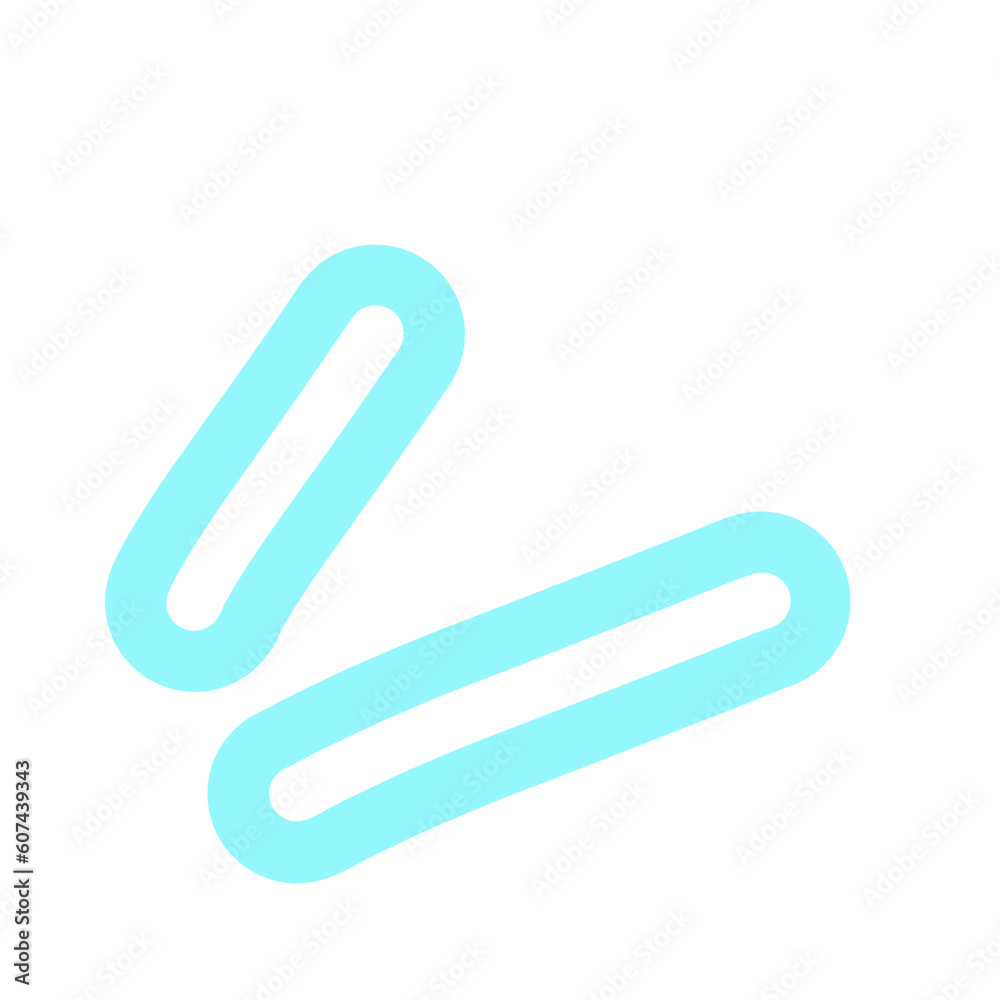 Hand-drawn Cute blue line, shape, strokes, curve, Decoration and elements design in doodle style Hand-drawn Cute blue line, shape, strokes, curve, Decoration and elements design in doodle style