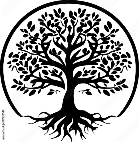 Tree of Life - High Quality Vector Logo - Vector illustration ideal for T-shirt graphic