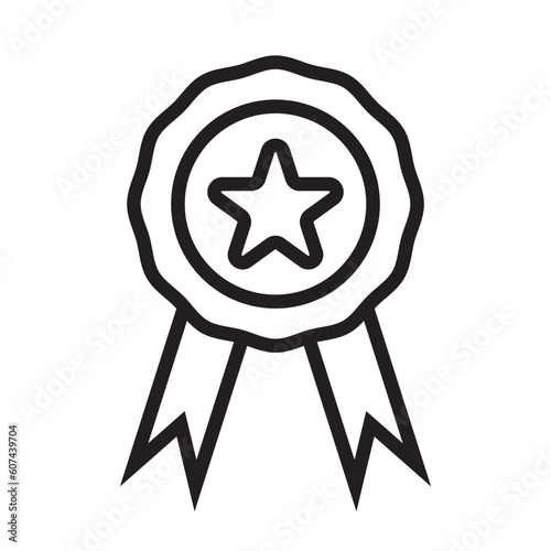icon medal .Approved or certified medal icon. Certified badge. Approval check symbol collection - stock vector.