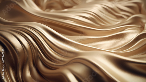 Wallpaper Mural Golden fabric as a background. Generative AI Torontodigital.ca