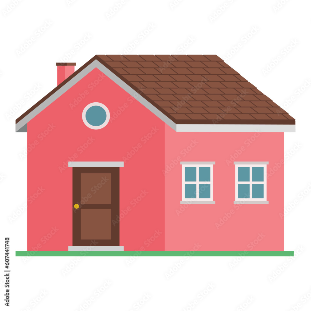 House isolated, real estate concept House isolated, real estate concept