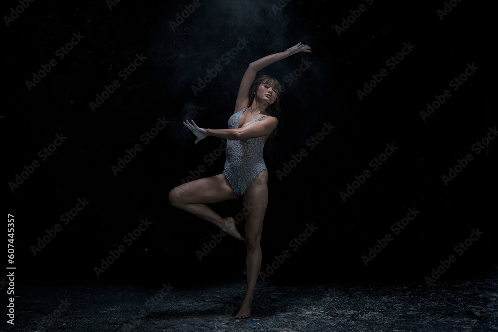 dancer posing in studio. ballet dancer in black dress. dancer posing. dancer posing in studio. ballet dancer in black dress. dancer posing.