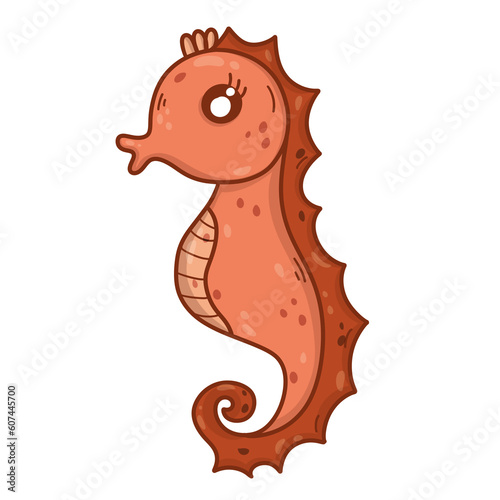seahorse illustration © piyabud