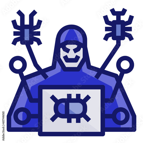 bandit filled outline icon