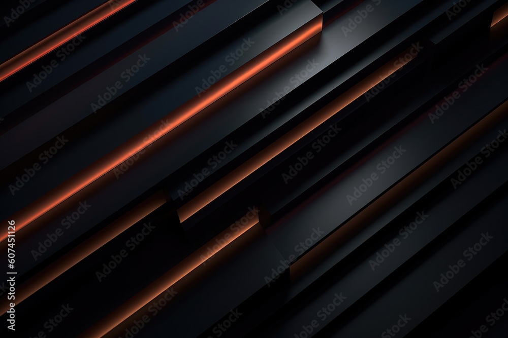 Black and orange background Generative AI Black and orange background Generative AI
