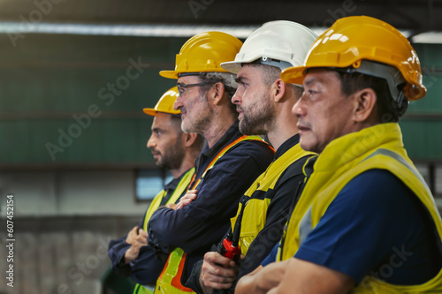 engineer team for maintenance in industry factory