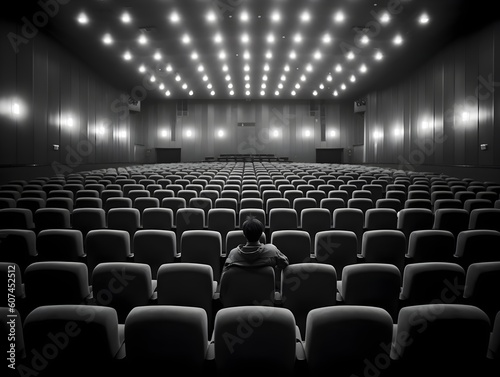 rows of seats in a theater