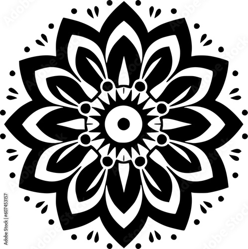 Mandala - High Quality Vector Logo - Vector illustration ideal for T-shirt graphic