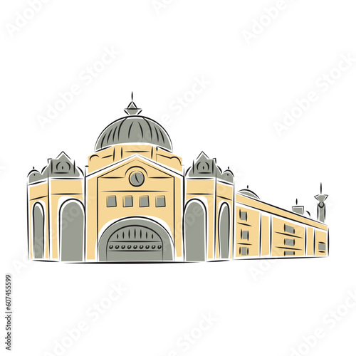 Flinders Street railway station Australia 