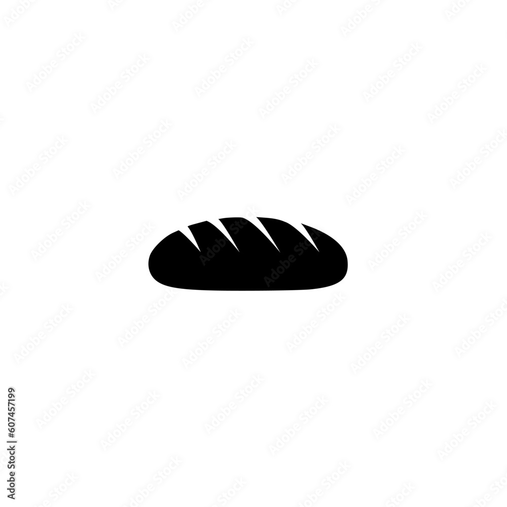 Bread icon isolated on white background Bread icon isolated on white background