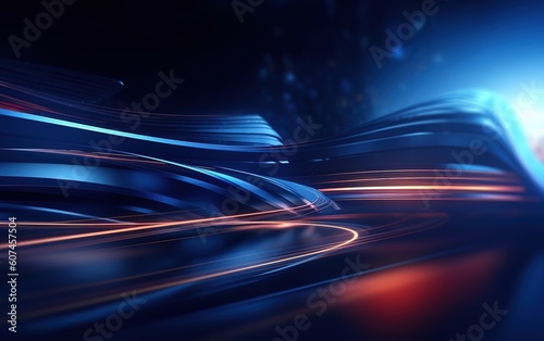 Blue and red abstract business background