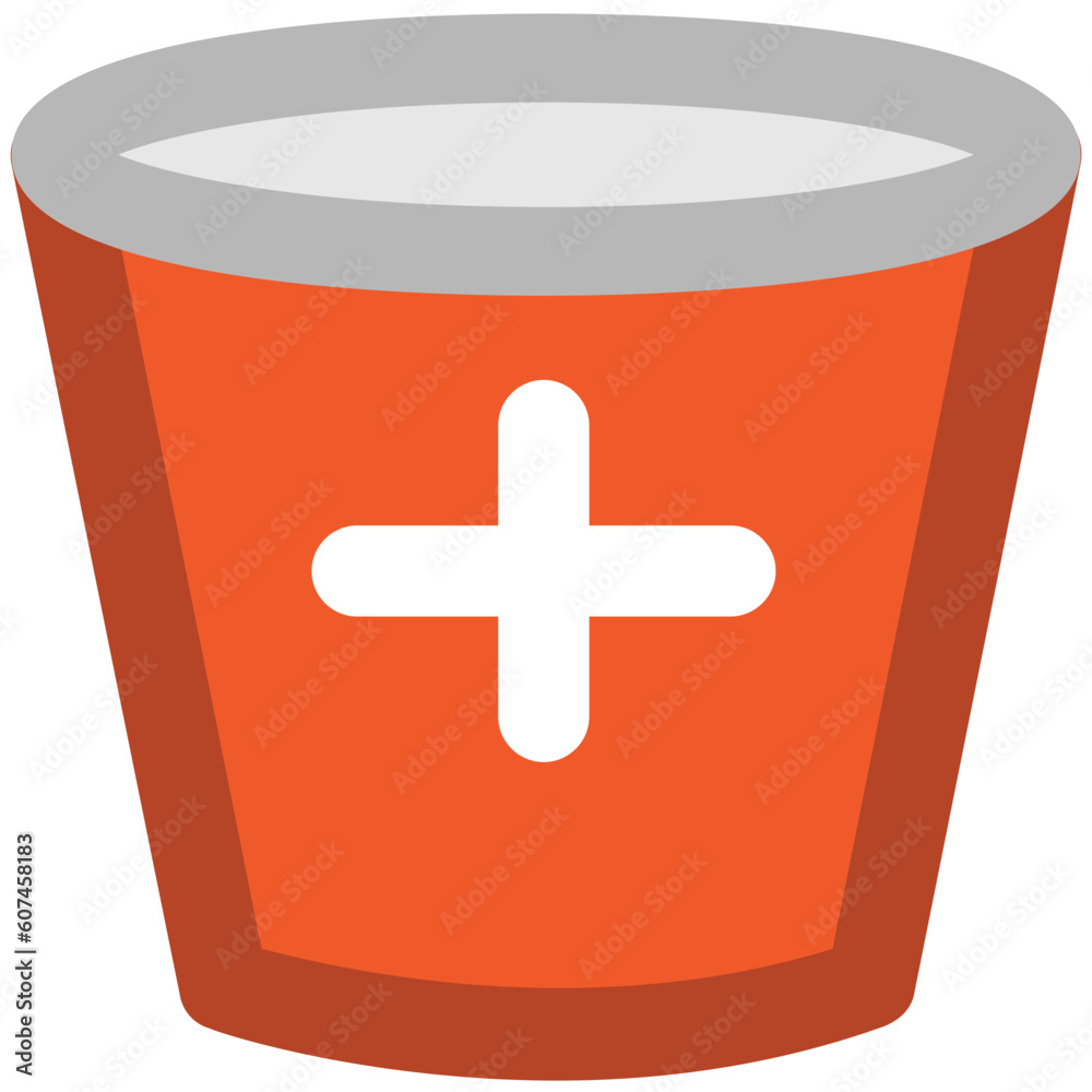 Obraz premium An icon of medicine jar bold line design 